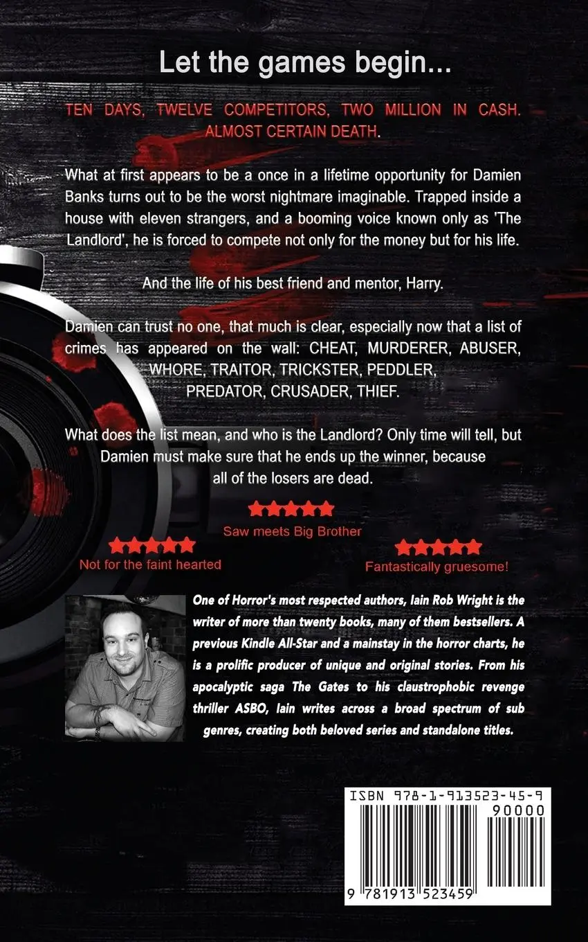 Rückseite: 9781913523459 | The Housemates | Iain Rob Wright | Taschenbuch | Englisch | 2013