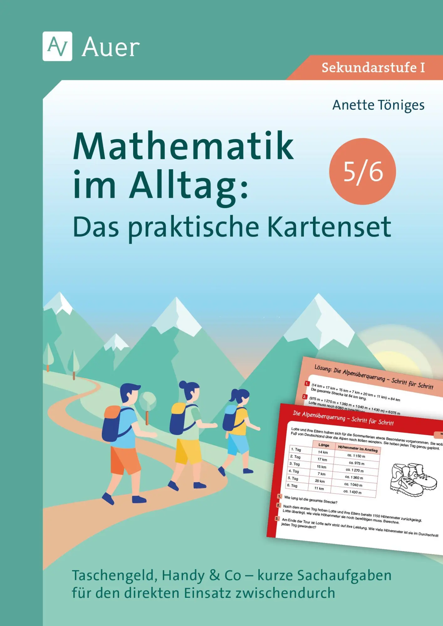 Cover: 9783403093459 | Mathematik im Alltag: Das praktische Kartenset 5-6 | Anette Töniges