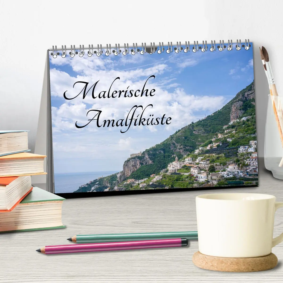 Bild: 9783457313459 | Malerische Amalfiküste (Tischkalender 2026 DIN A5 quer), CALVENDO...