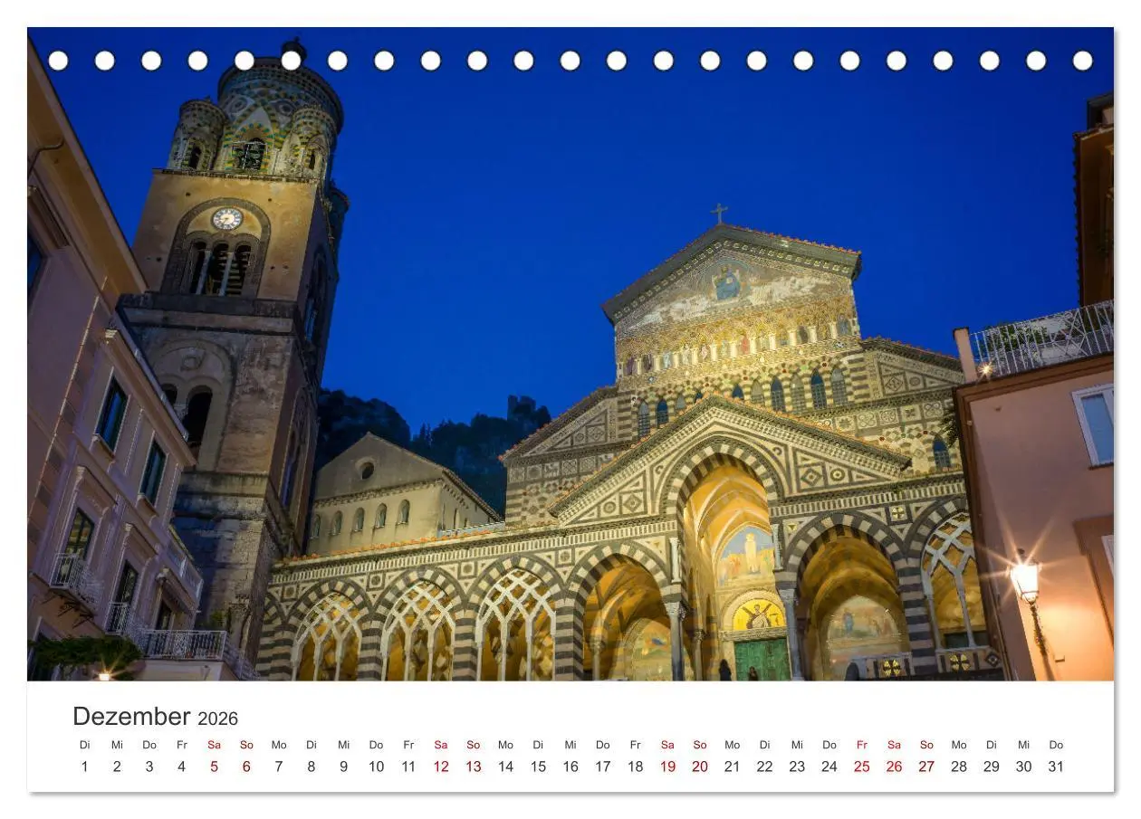 Bild: 9783457313459 | Malerische Amalfiküste (Tischkalender 2026 DIN A5 quer), CALVENDO...