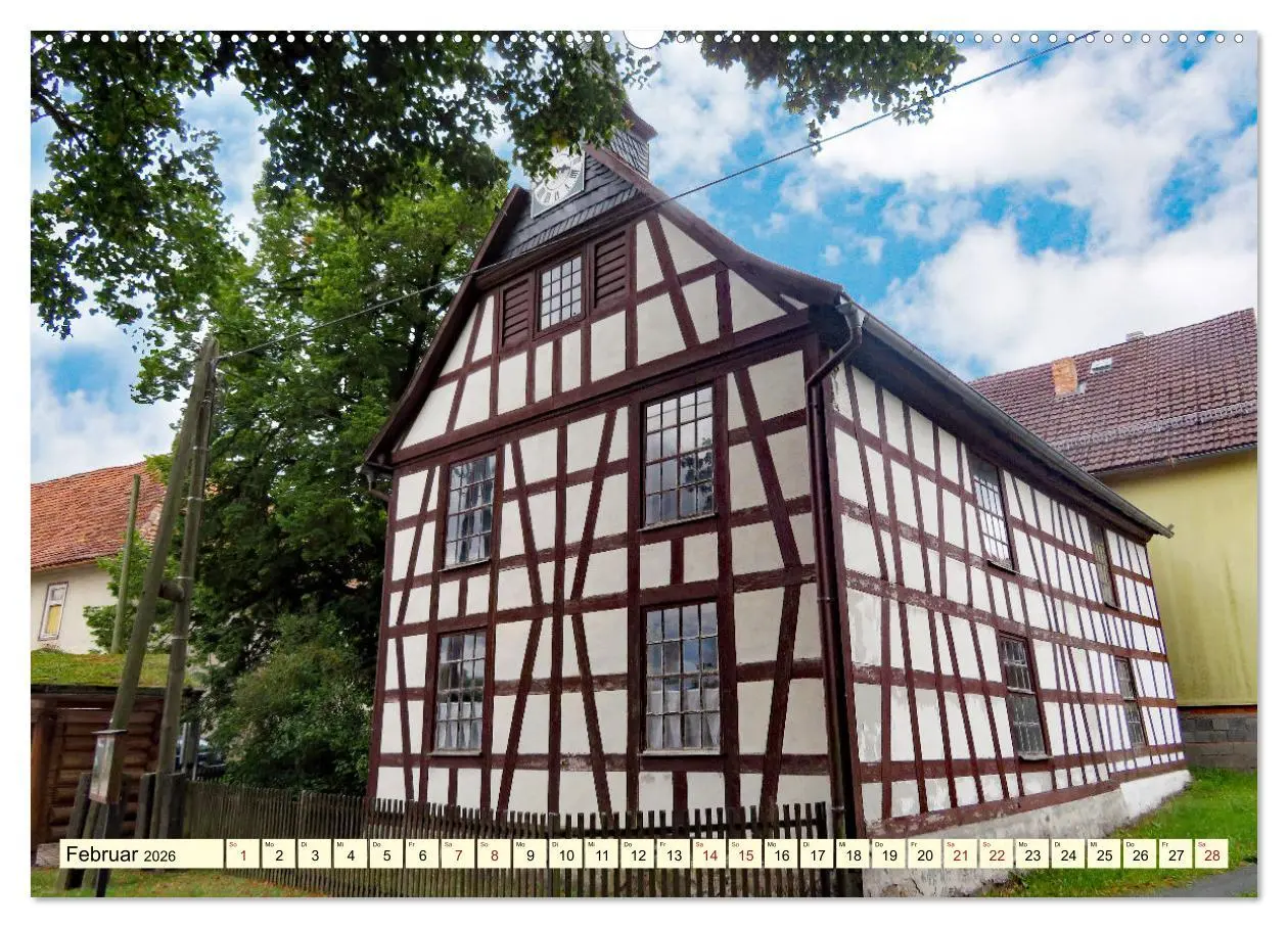 Bild: 9783457623459 | Fachwerkhäuser - Kirchen in Thüringen (Wandkalender 2026 DIN A2...