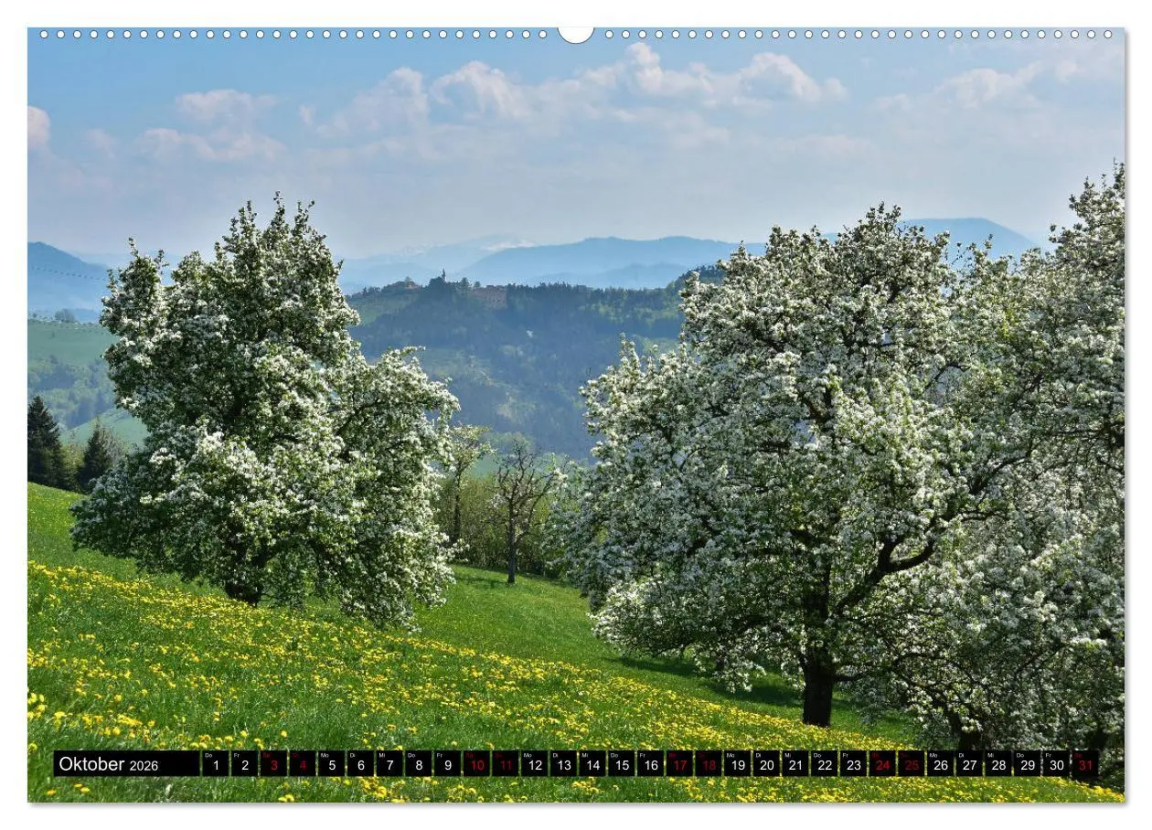 Bild: 9783457933459 | Frühling im Mostviertel (Wandkalender 2026 DIN A2 quer), CALVENDO...