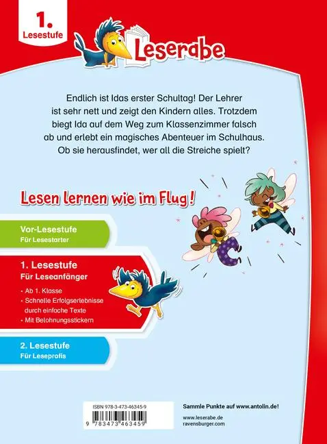 Bild: 9783473463459 | Leserabe 1. Lesestufe - Idas zauberhafter erster Schultag | Fabisch