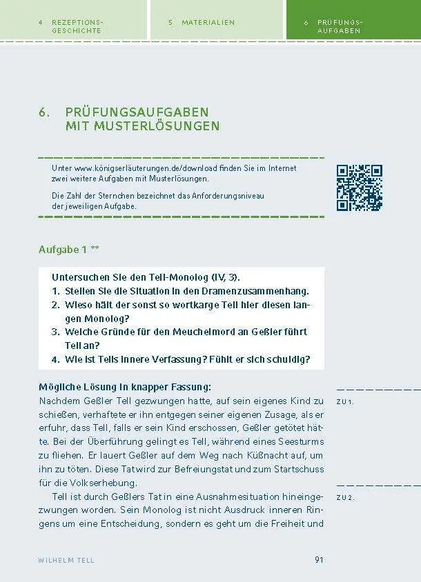 Bild: 9783129303559 | Wilhelm Tell von Friedrich Schiller | Textanalyse und Interpretation