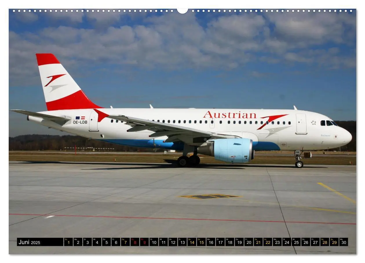Bild: 9783435073559 | Airbus Airliners (Wandkalender 2025 DIN A2 quer), CALVENDO...