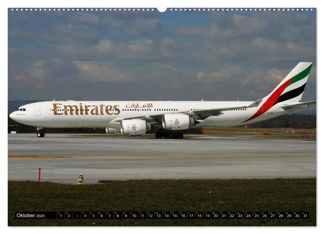 Bild: 9783435073559 | Airbus Airliners (Wandkalender 2025 DIN A2 quer), CALVENDO...