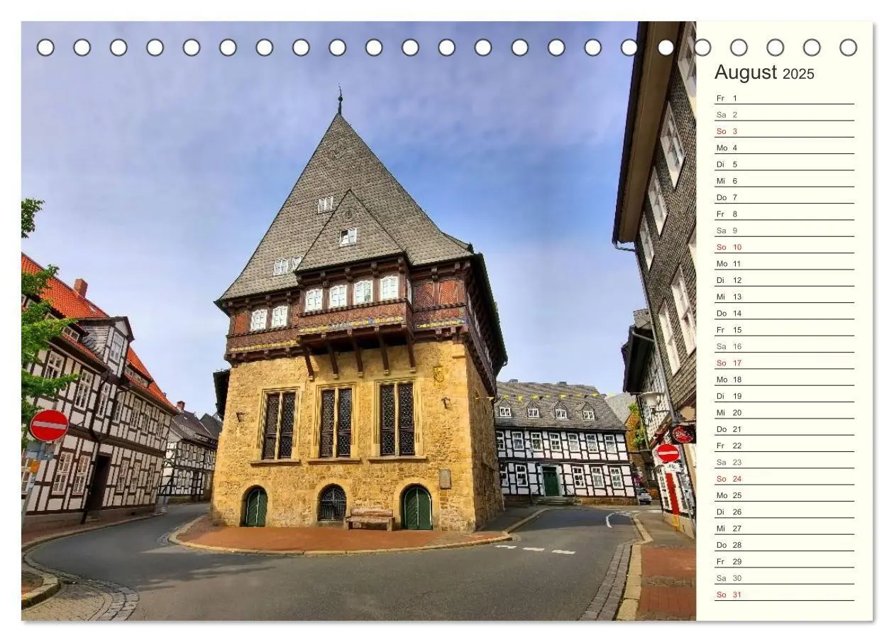 Bild: 9783435523559 | Goslar - Hanse- und Kaiserstadt im Harz (Tischkalender 2025 DIN A5...