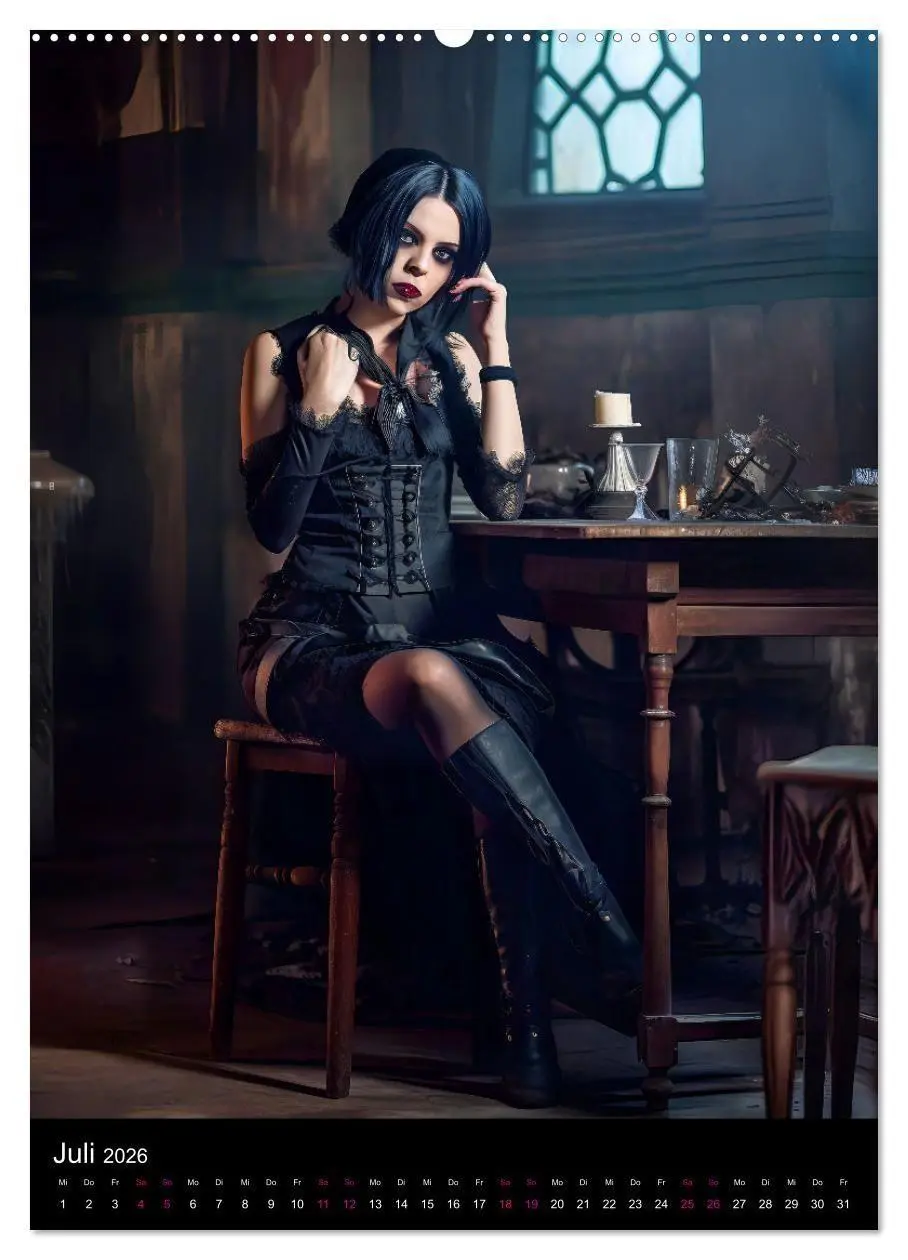 Bild: 9783516323559 | Gothic Kalender - Ein Jahr voller Gothic-Mystik und Eleganz...
