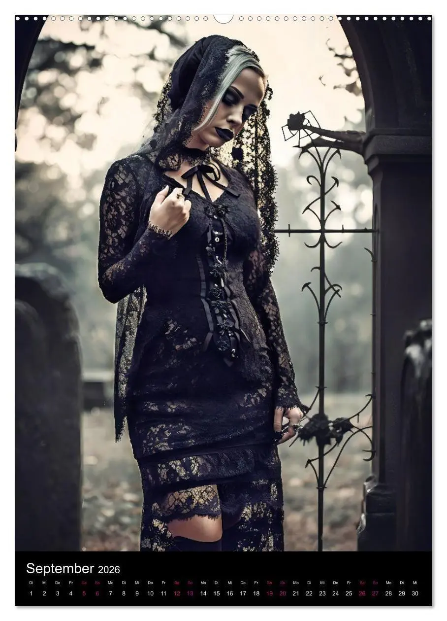 Bild: 9783516323559 | Gothic Kalender - Ein Jahr voller Gothic-Mystik und Eleganz...