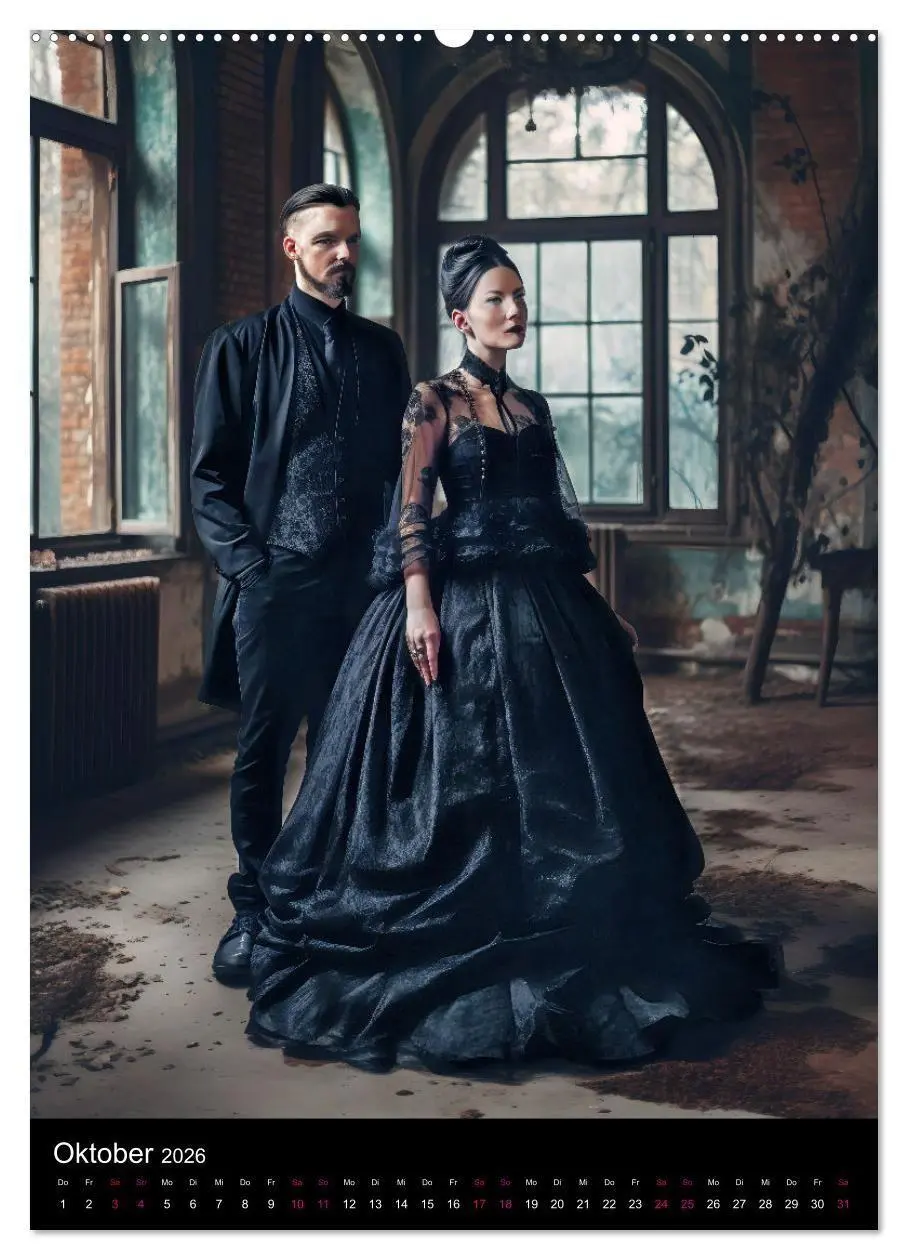 Bild: 9783516323559 | Gothic Kalender - Ein Jahr voller Gothic-Mystik und Eleganz...
