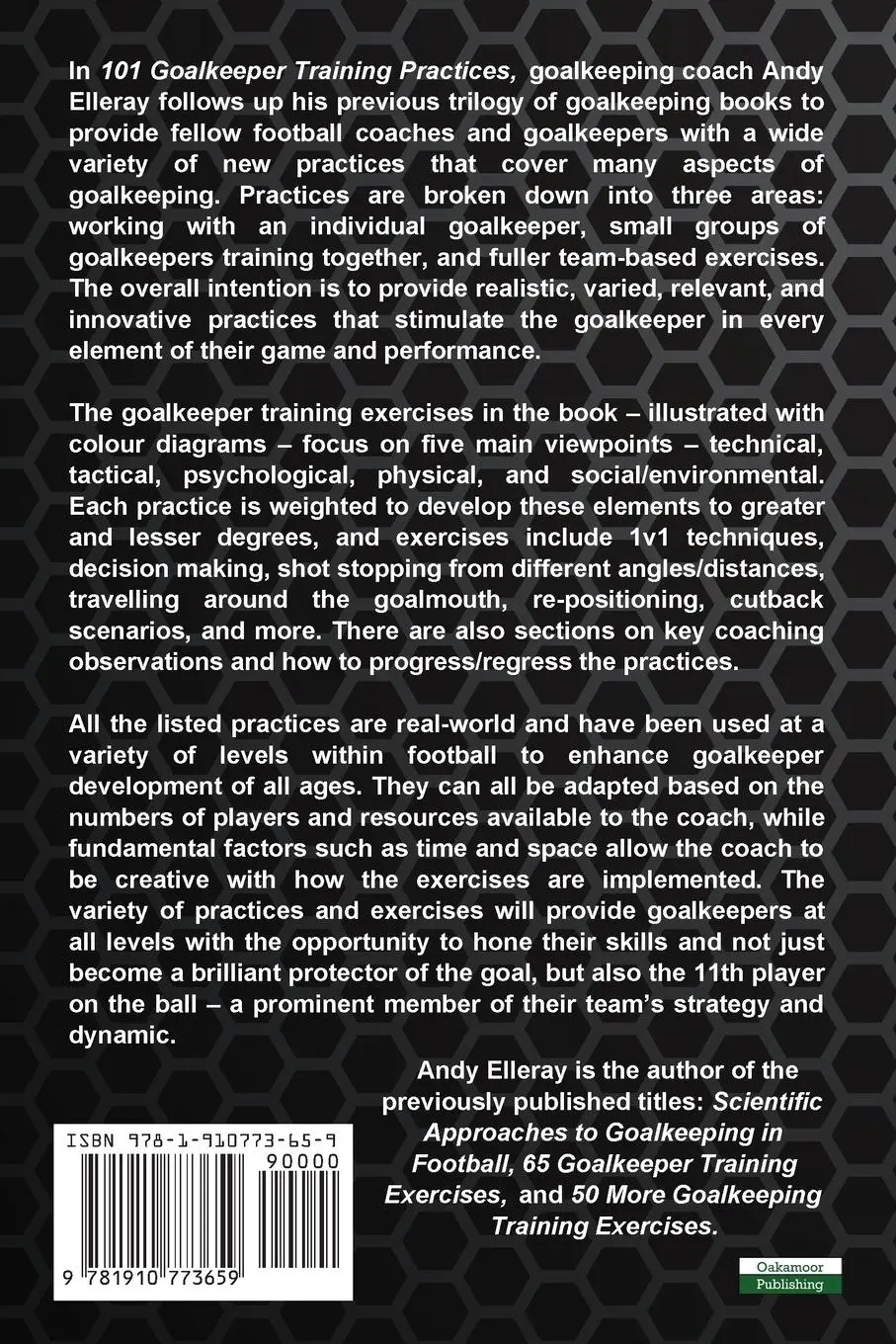 Rückseite: 9781910773659 | 101 Goalkeeper Training Practices | Andy Elleray | Taschenbuch | 2018