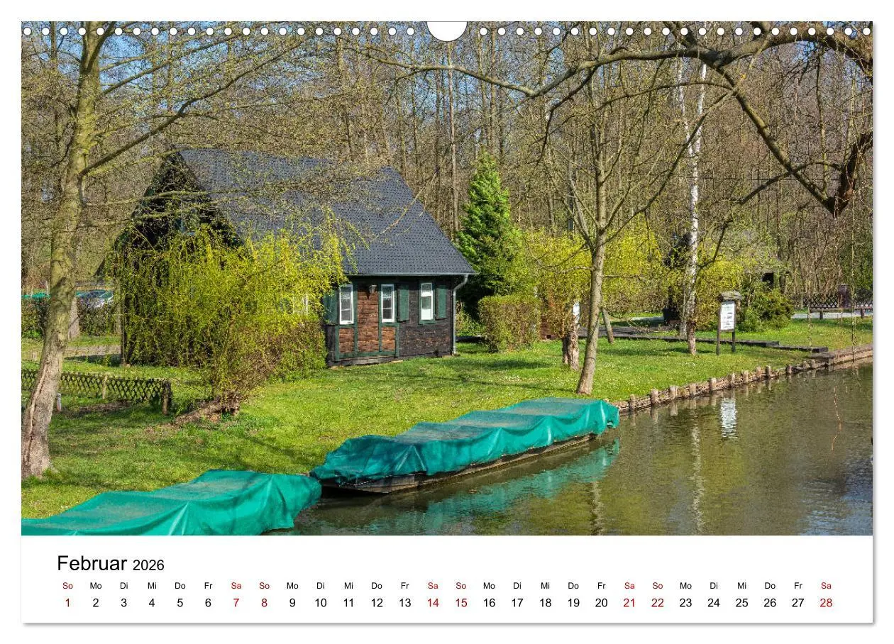 Bild: 9783457773659 | Unterwegs im Spreewald (Wandkalender 2026 DIN A3 quer), CALVENDO...