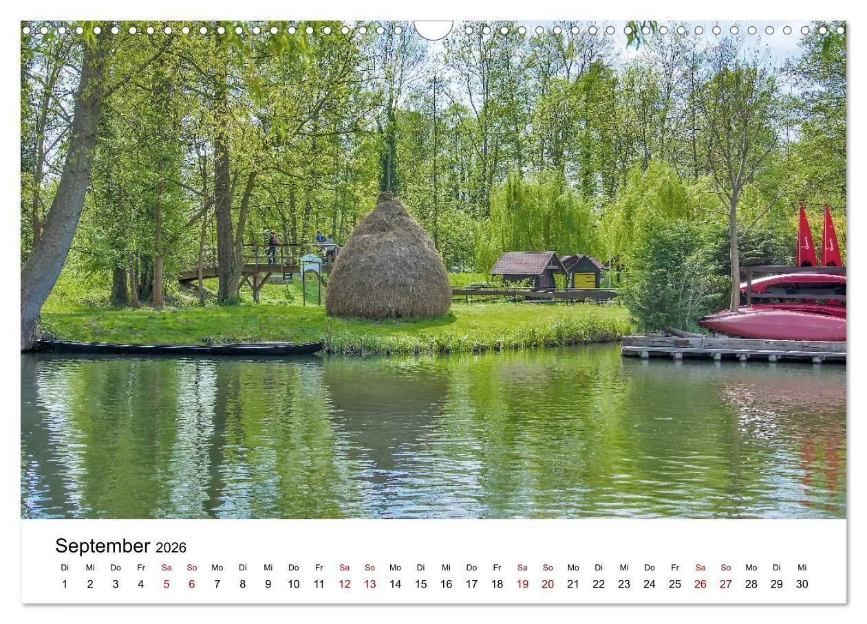 Bild: 9783457773659 | Unterwegs im Spreewald (Wandkalender 2026 DIN A3 quer), CALVENDO...