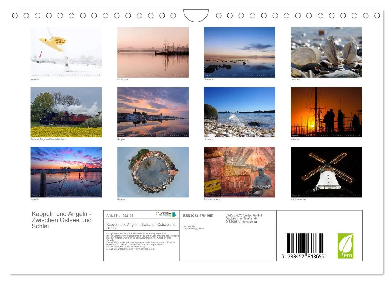 Bild: 9783457843659 | Kappeln und Angeln - Zwischen Ostsee und Schlei (Wandkalender 2026...