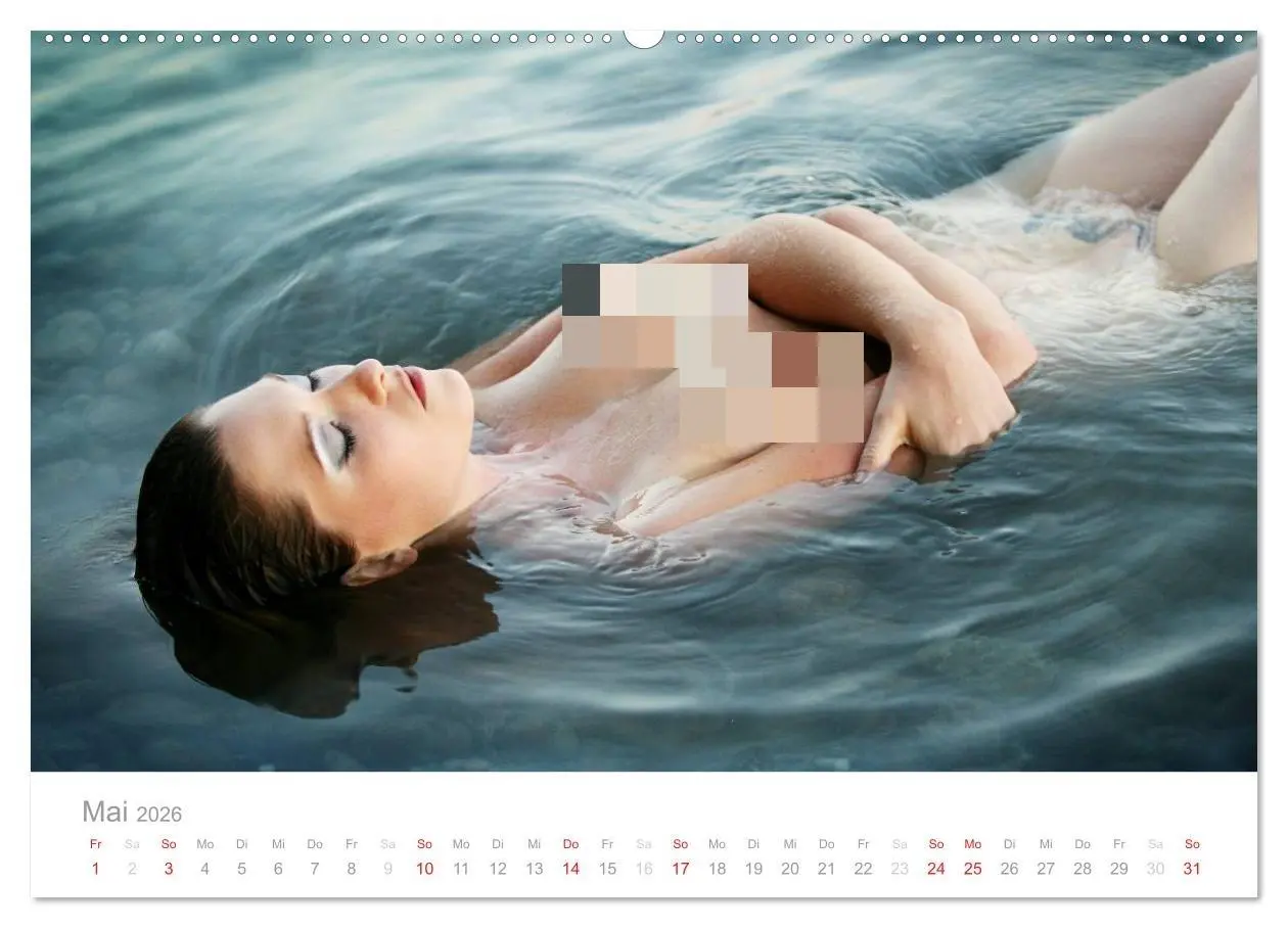 Bild: 9783516003659 | Wasser und Nymphen - Akt am Wasser (Wandkalender 2026 DIN A2 quer),...