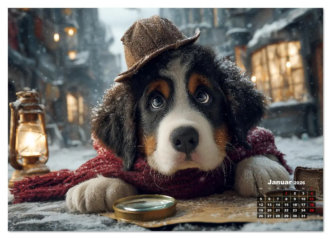 Bild: 9783516623659 | Die Spürnasen - 12 Hunde, 12 Fälle, der Kinderkalender für...