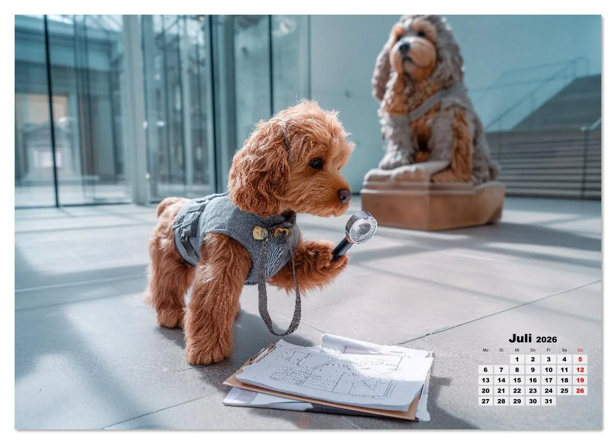 Bild: 9783516623659 | Die Spürnasen - 12 Hunde, 12 Fälle, der Kinderkalender für...