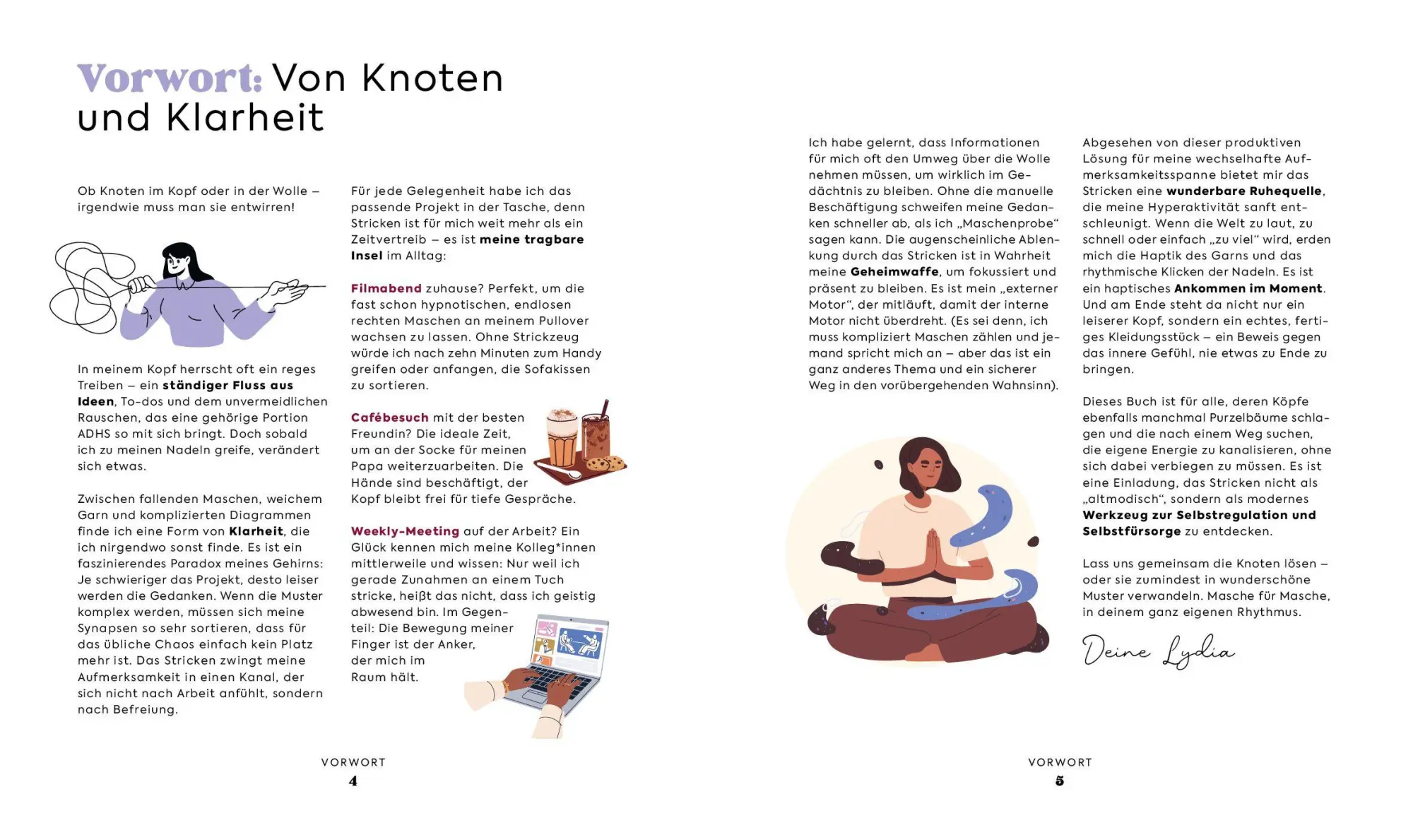 Bild: 9783745933659 | Mindful Knitting - Dein ADHS-Strickguide | Lydia Huth | Buch | 144 S.