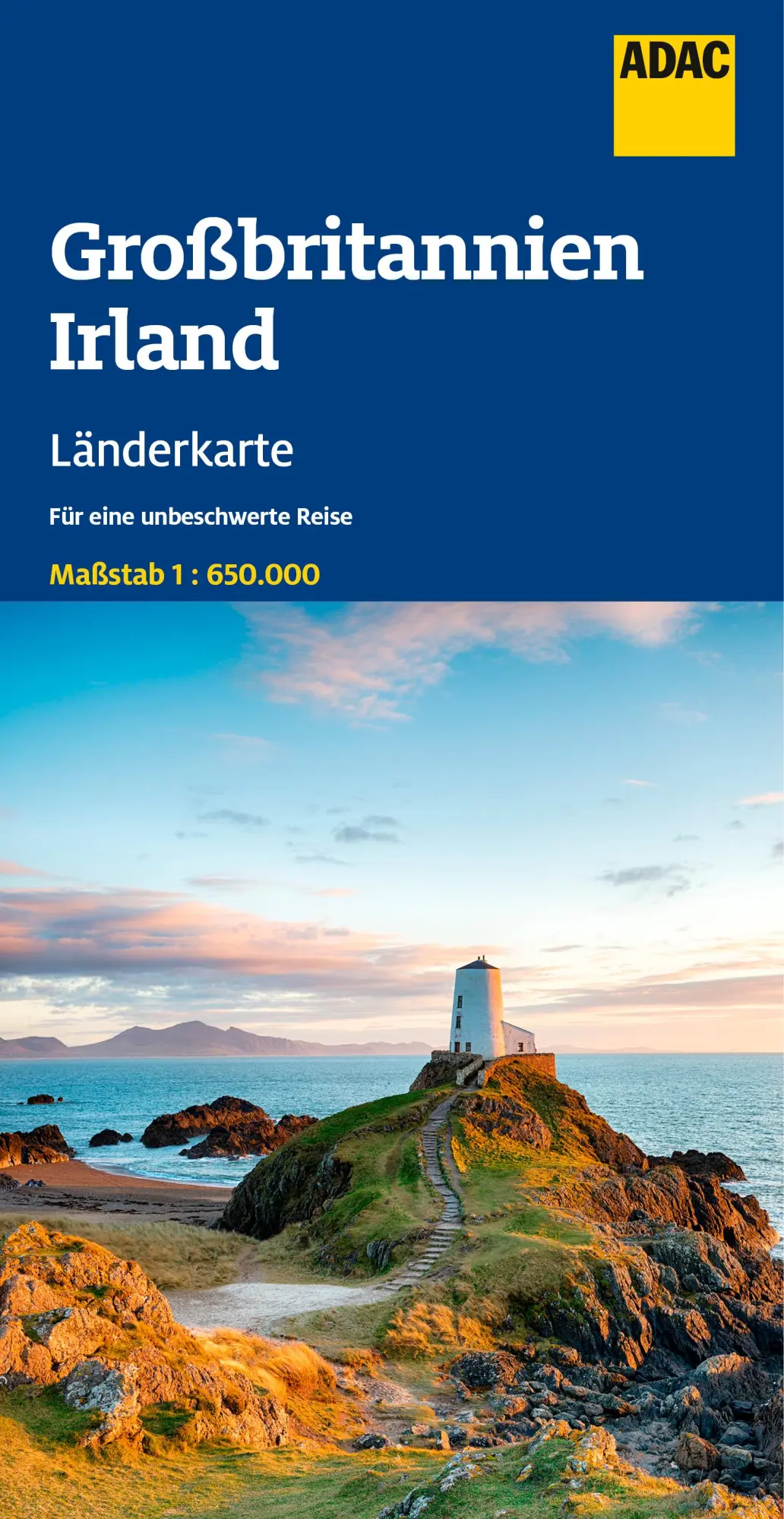 Cover: 9783826423659 | ADAC Länderkarte Großbritannien, Irland 1:650.000 | (Land-)Karte