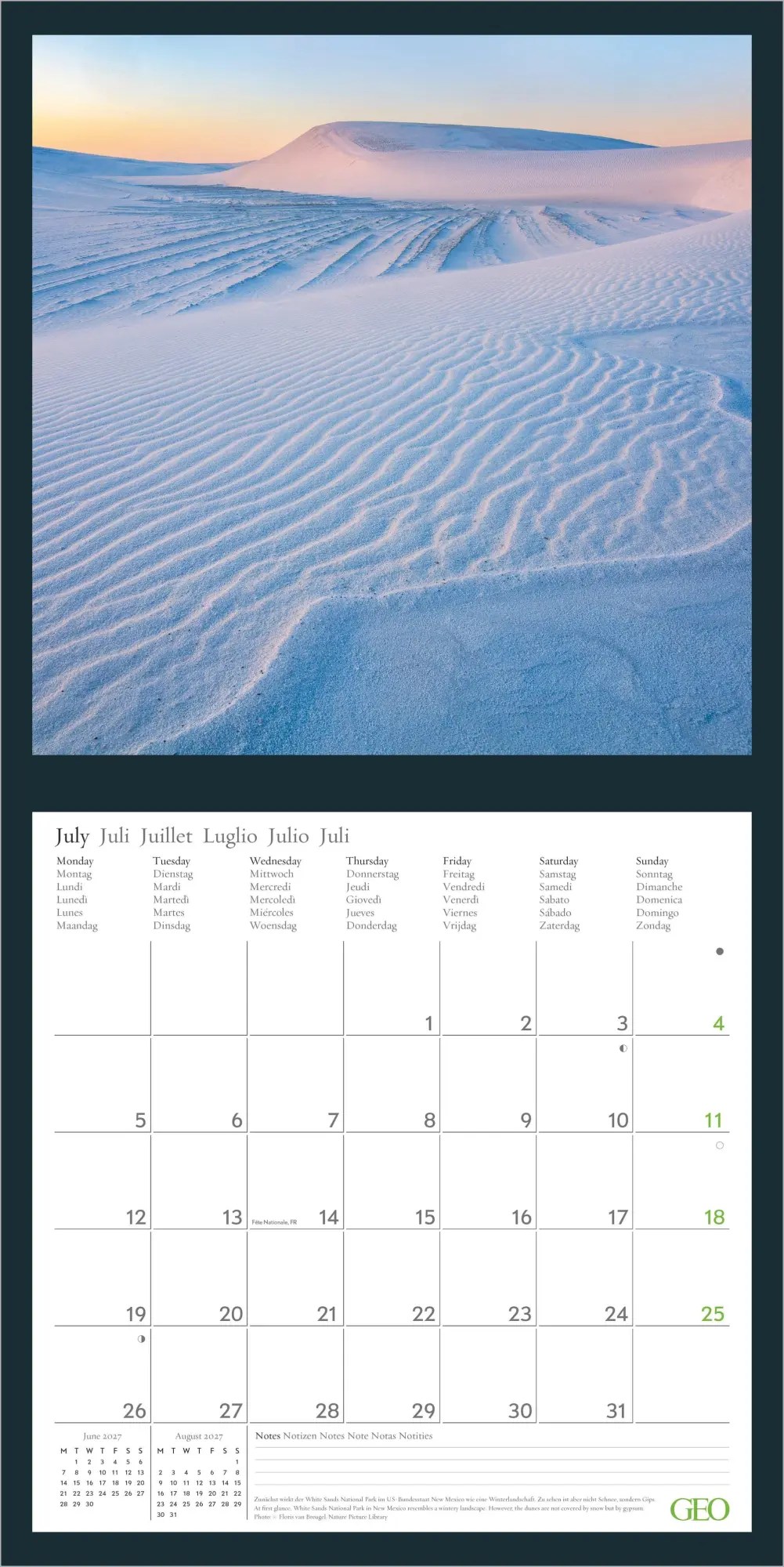 Bild: 4069095013759 | GEO Amazing Nature 2027 | Neumann Verlage GmbH &amp; Co KG | Kalender