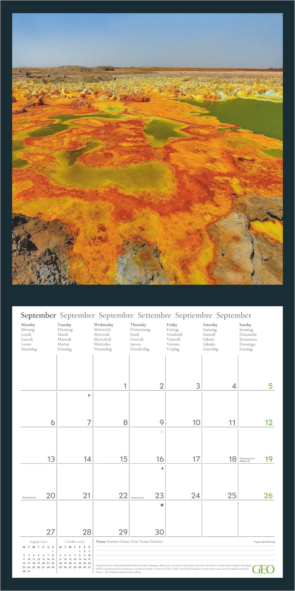 Bild: 4069095013759 | GEO Amazing Nature 2027 | Neumann Verlage GmbH &amp; Co KG | Kalender
