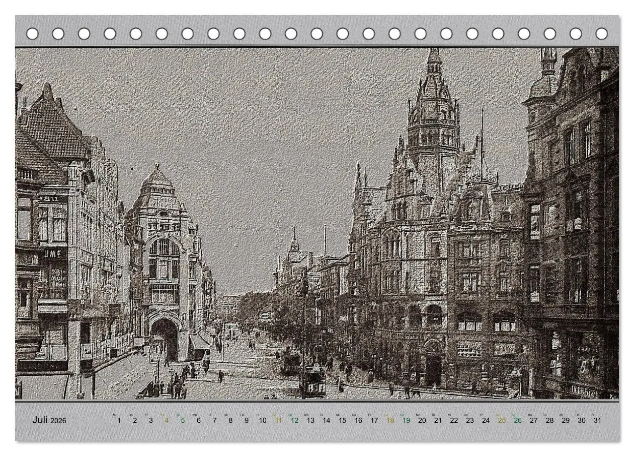 Bild: 9783457903759 | Hannover, alte Aufnahmen neu interpretiert. (Tischkalender 2026 DIN...