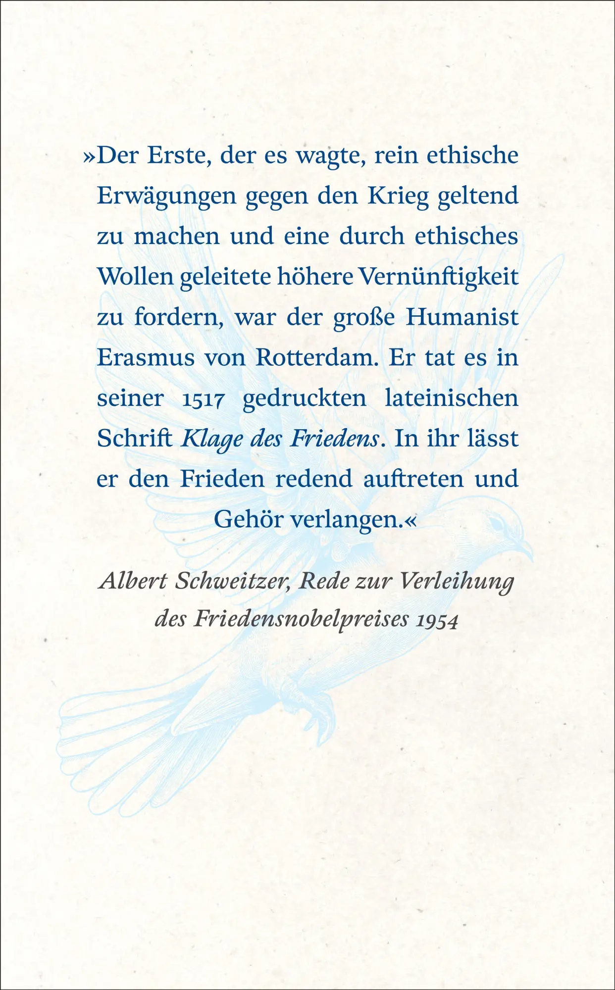 Rückseite: 9783458683759 | Die Klage des Friedens | Der grundlegende Text der Friedensbewegung