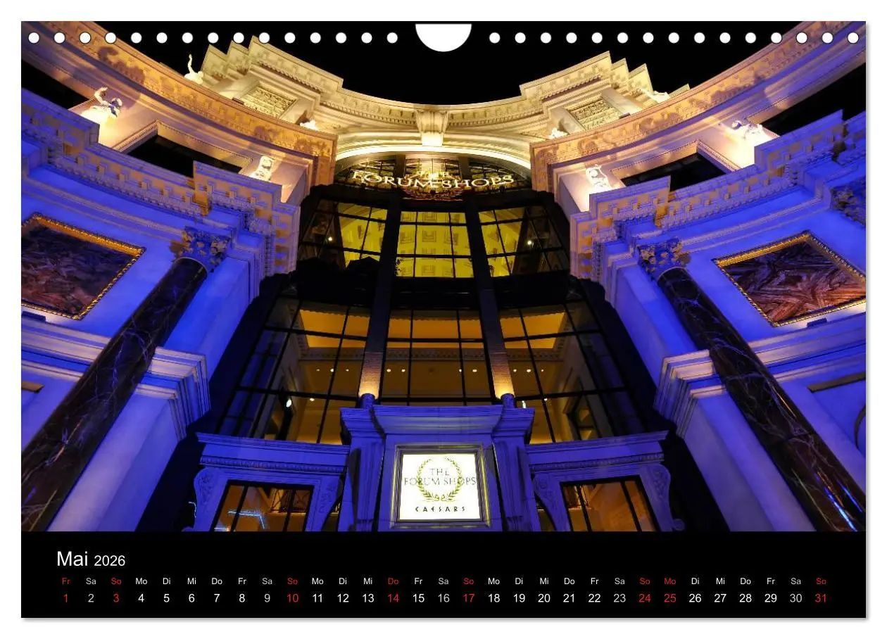Bild: 9783516233759 | Las Vegas (Wandkalender 2026 DIN A4 quer), CALVENDO Monatskalender