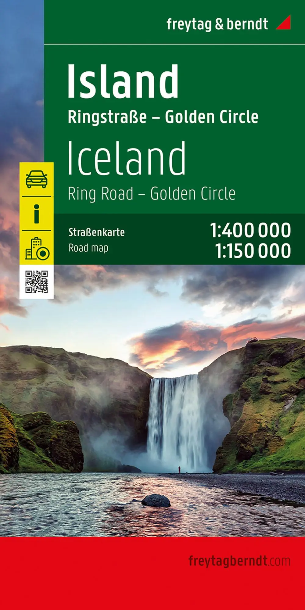 Cover: 9783707923759 | Island, Straßenkarte 1:400.000, freytag &amp; berndt | Freytag &amp; Berndt