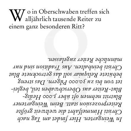 Bild: 9783899783759 | Oberschwaben-Quiz | 100 Fragen und Antworten | Joachim Stallecker