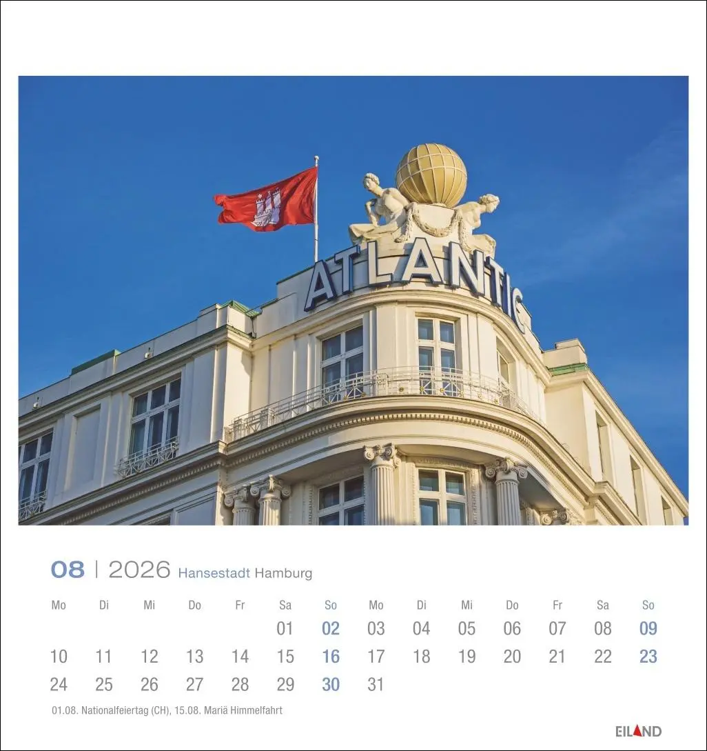 Bild: 9783964023759 | Hansestadt Hamburg Postkartenkalender 2026 | Eiland | Kalender | 13 S.