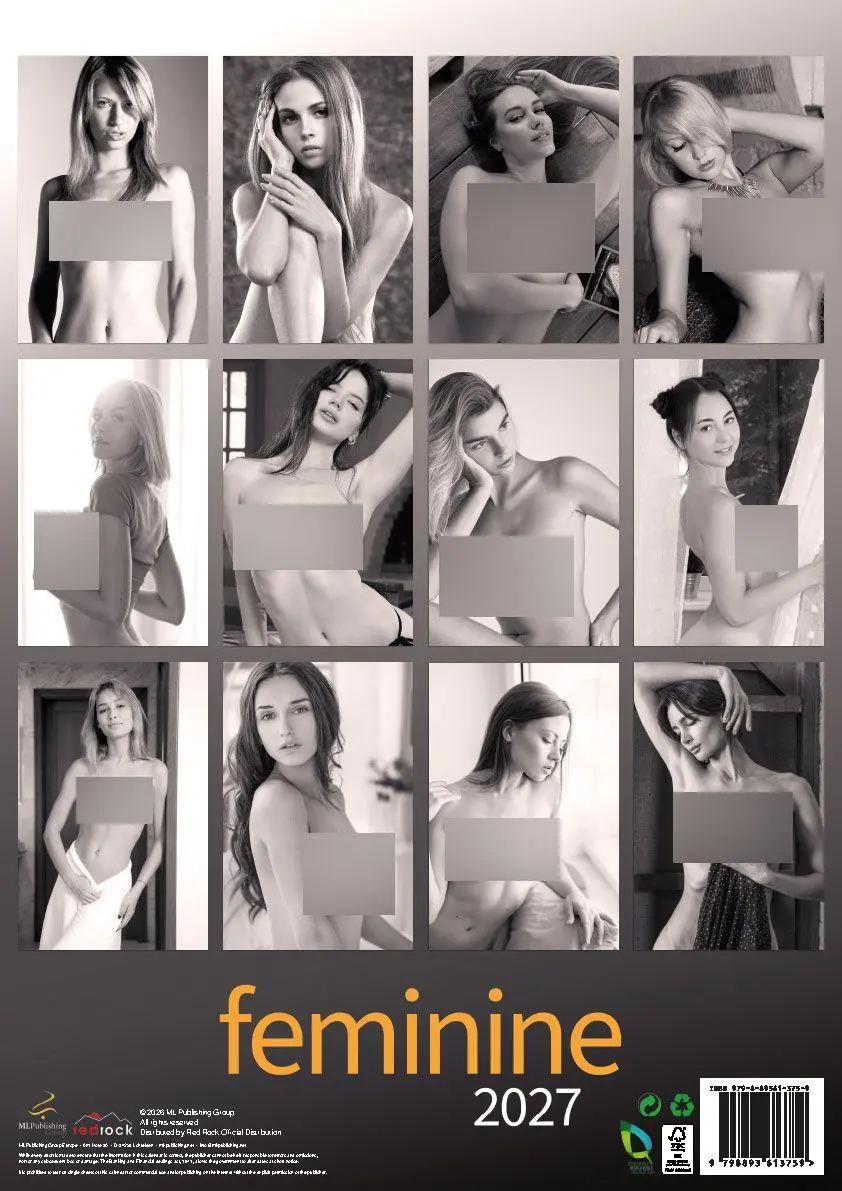 Bild: 9798893613759 | Feminin 2027 Kalender - Sexy Frauen erotisch schwarz-weiß...