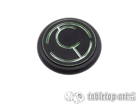 Cover: 704270723859 | Crystal Tech Bases BLANK - 50mm Round Lip 2 | Tabletop-Art