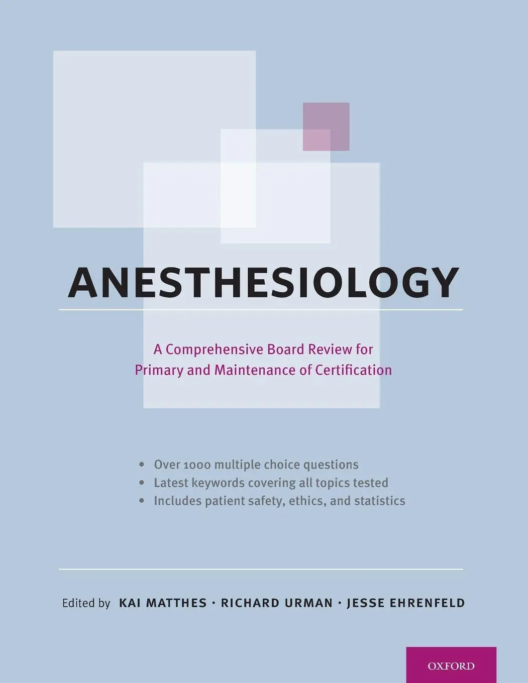 Cover: 9780199733859 | Anesthesiology | Kai Matthes (u. a.) | Taschenbuch | Englisch | 2013