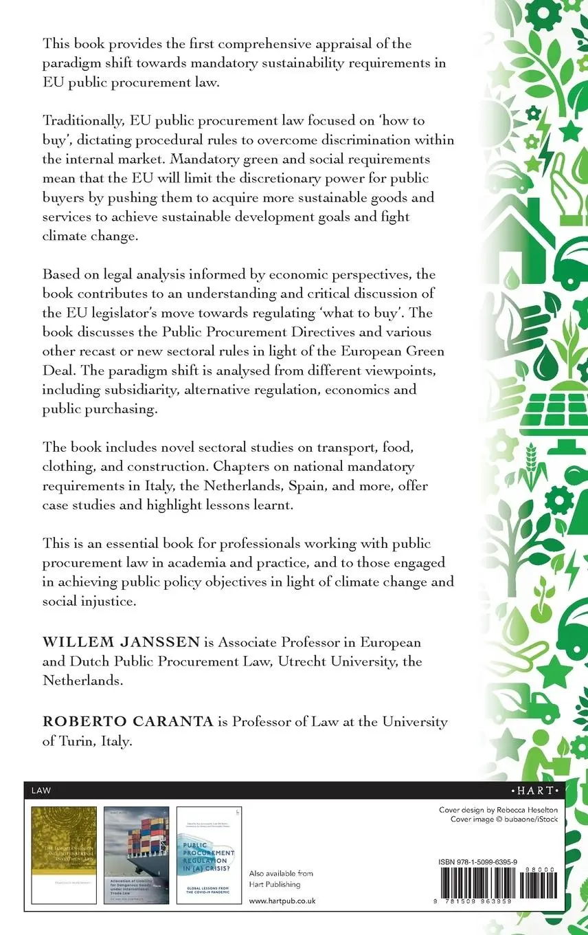 Rückseite: 9781509963959 | Mandatory Sustainability Requirements in EU Public Procurement Law