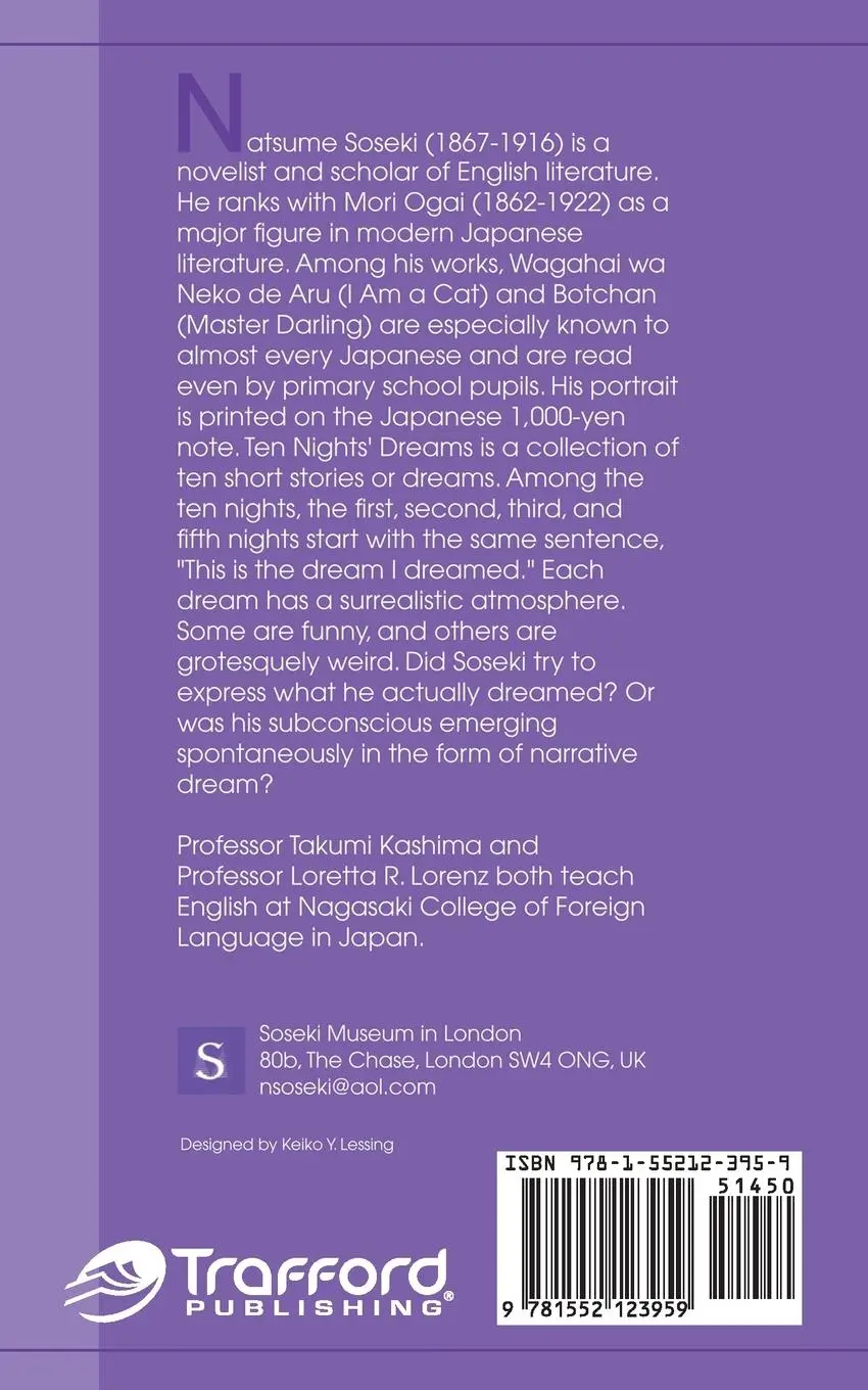 Rückseite: 9781552123959 | Ten Nights' Dreams | Natsume Soseki | Taschenbuch | Englisch | 2007