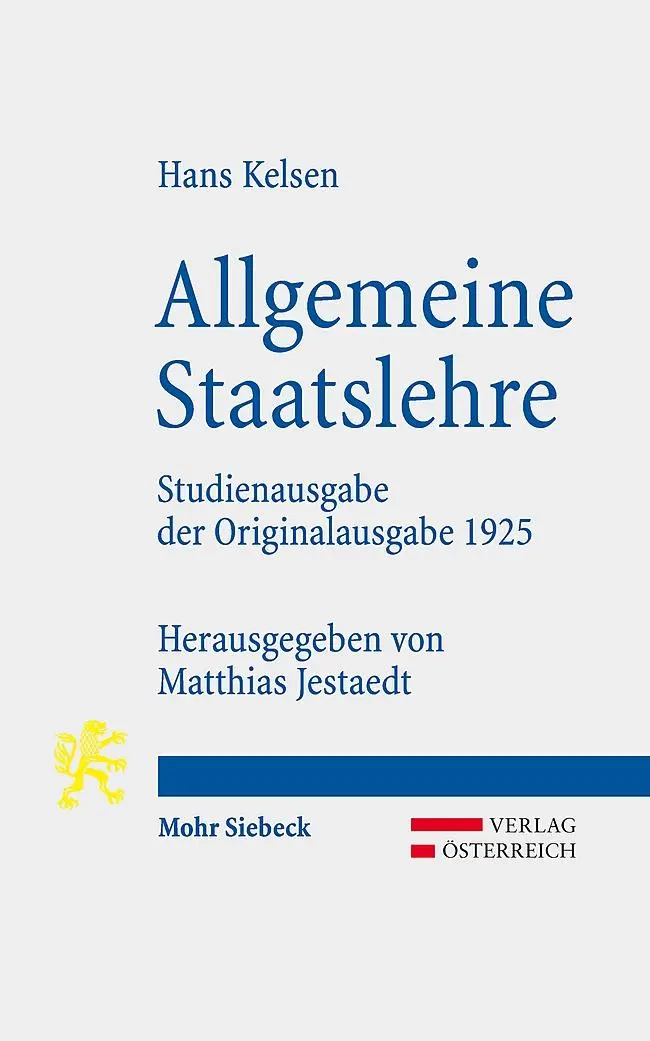 Cover: 9783161563959 | Allgemeine Staatslehre | Studienausgabe der Originalausgabe 1925