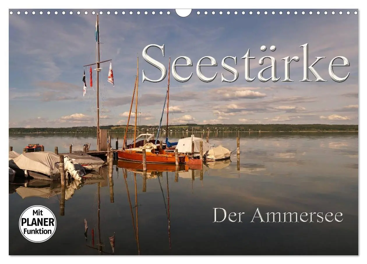 Cover: 9783457983959 | Seestärke - Der Ammersee (Wandkalender 2026 DIN A3 quer), CALVENDO...