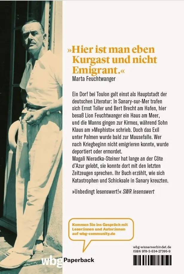 Bild: 9783534273959 | Exil unter Palmen | Deutsche Emigranten in Sanary-sur-Mer | Buch