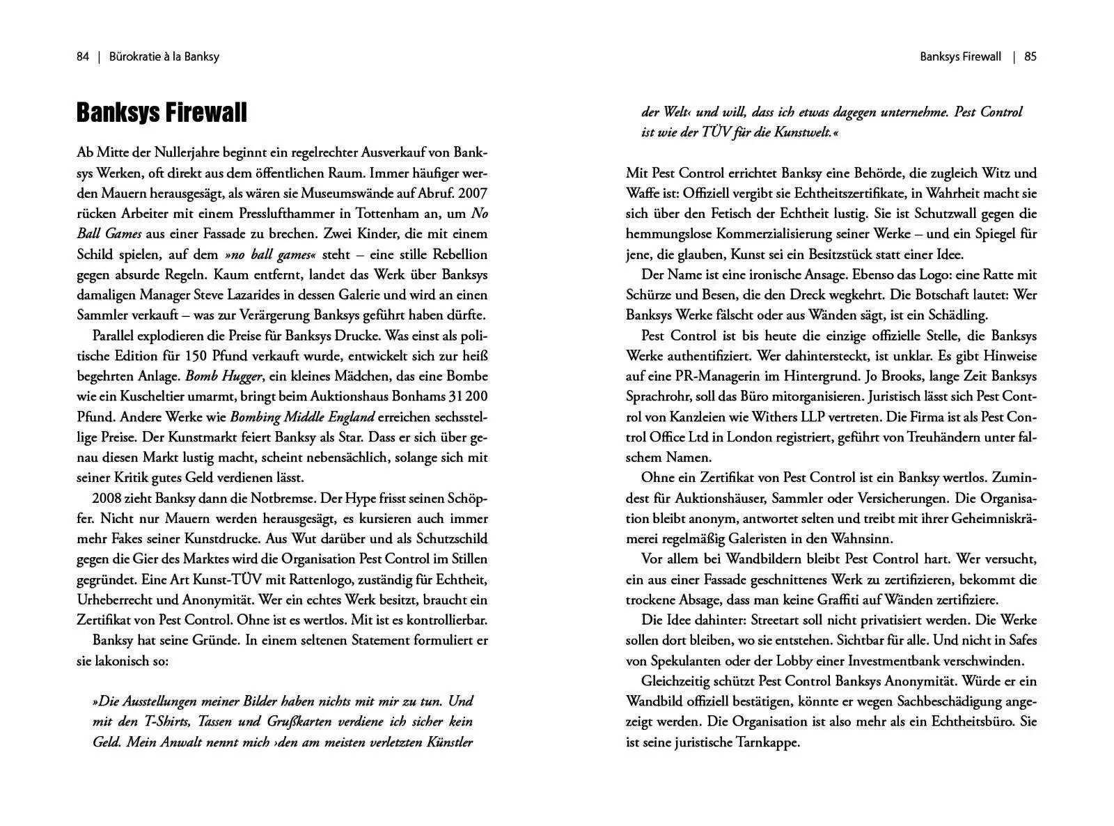 Bild: 9783969053959 | Banksy. Unsichtbar | Die Biografie | Ina Brzoska | Buch | 200 S.
