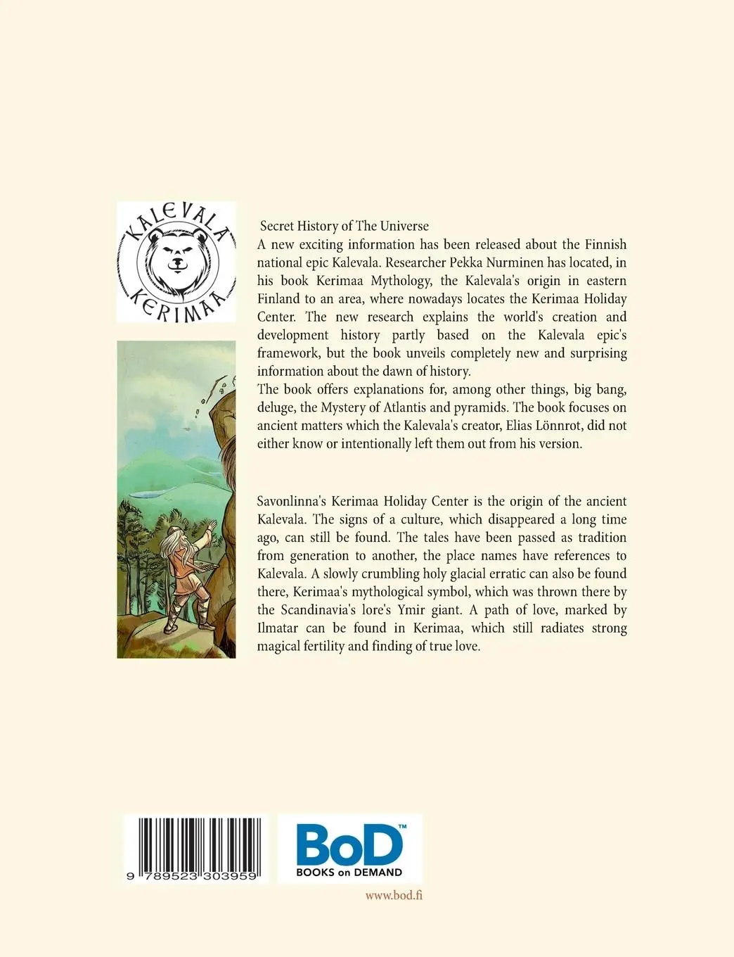 Rückseite: 9789523303959 | Mythology of Kerimaa | Marvelous Adventures of Väinämöinen | Nurminen
