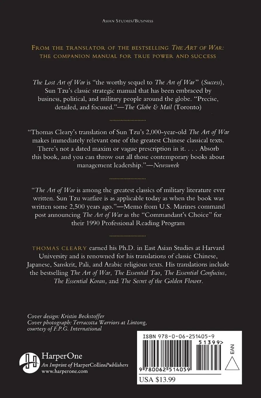 Rückseite: 9780062514059 | The Lost Art of War | Sun-Tzu | Taschenbuch | Kartoniert / Broschiert