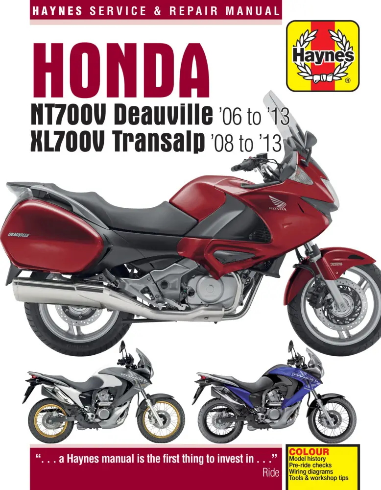 Cover: 9781785214059 | Honda NT700V Deauville &amp; XL700V Transalp (06 - 13) | Haynes Publishing