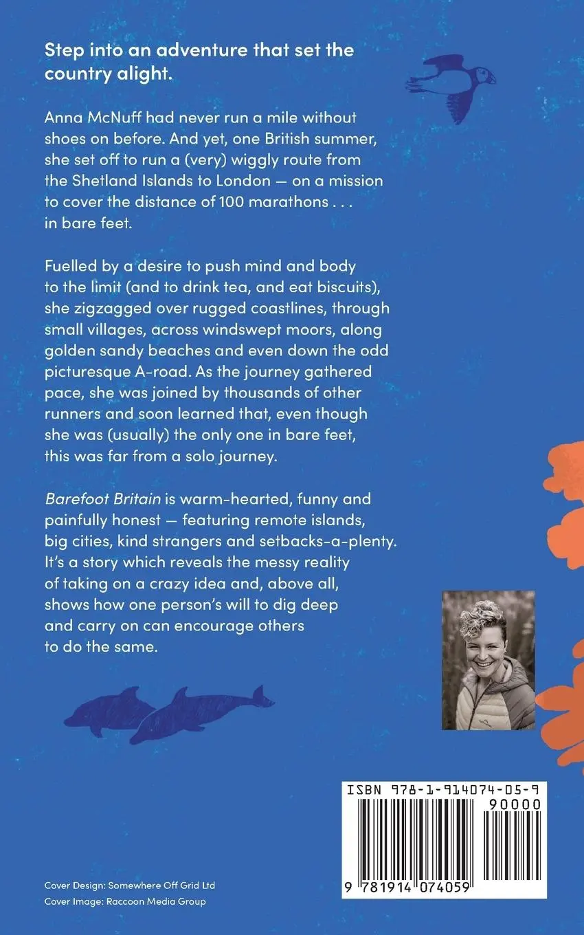 Rückseite: 9781914074059 | Barefoot Britain | A running adventure like no other | Anna Mcnuff