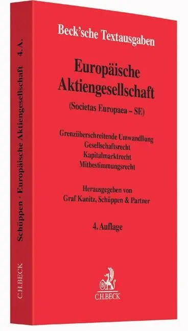 Cover: 9783406694059 | Europäische Aktiengesellschaft (Societas Europaea - SE) | Kanitz | XI