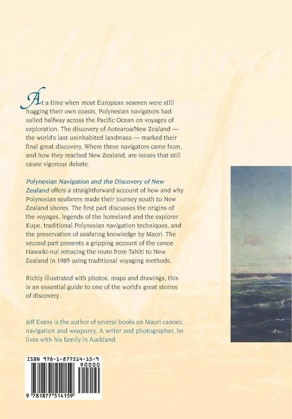 Rückseite: 9781877514159 | Polynesian Navigation and the Discovery of New Zealand | Jeff Evans