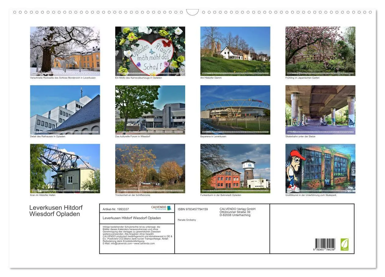 Bild: 9783457794159 | Leverkusen Hitdorf Wiesdorf Opladen (Wandkalender 2026 DIN A2...