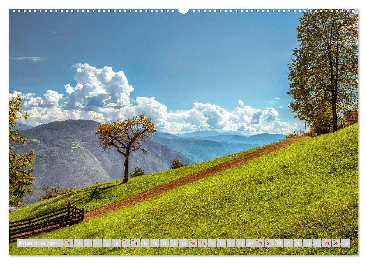 Bild: 9783457934159 | Sommer - Sonne - Schenna (Wandkalender 2026 DIN A2 quer), CALVENDO...