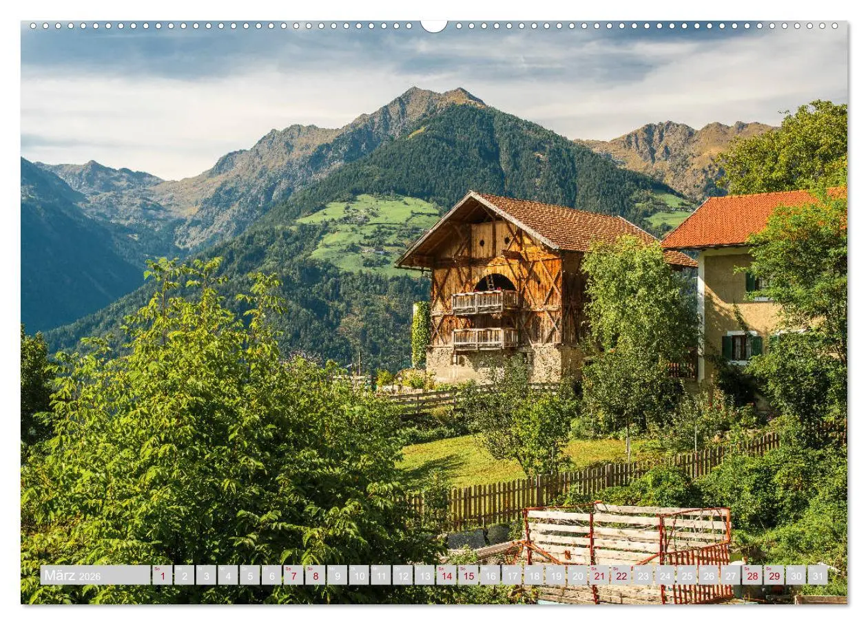Bild: 9783457934159 | Sommer - Sonne - Schenna (Wandkalender 2026 DIN A2 quer), CALVENDO...