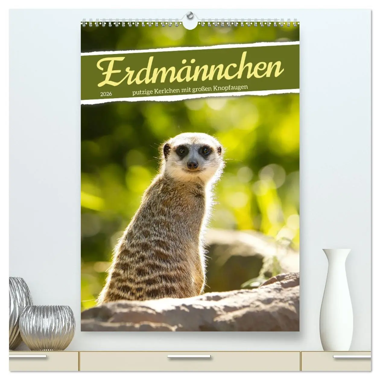 Cover: 9783516334159 | Erdmännchen, putzige Kerlchen mit großen Knopfaugen (hochwertiger...